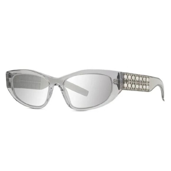 NEW GIVENCHY SUNGLASSES SILVER WOMEN EYEWEAR GIVENCHY - Picture 1 of 3